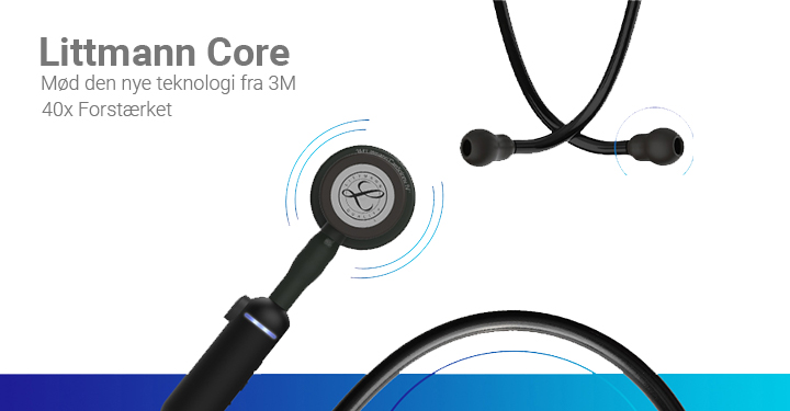 Køb stetoskop? Littmann Core og Littmann Classic fås i forskellige farver.
